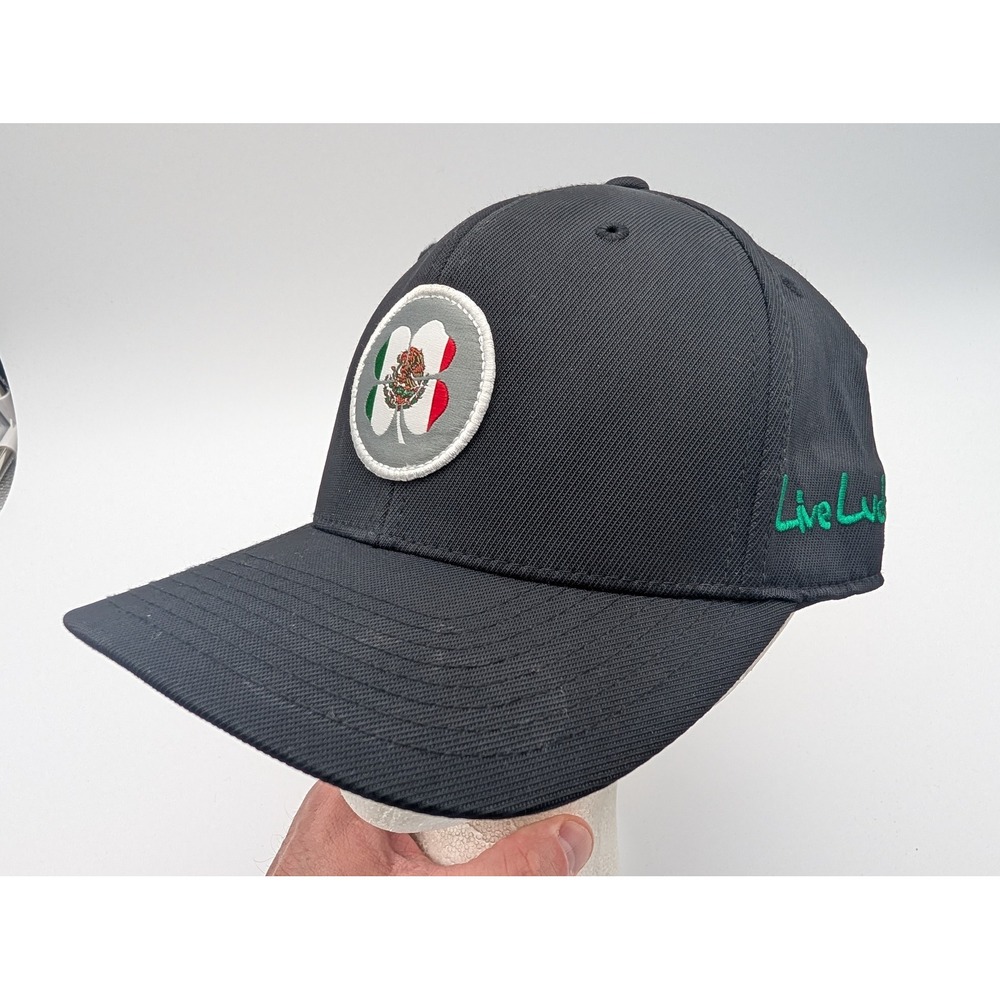 Black Clover Live Lucky Mexico Flag Snapback Hat Palmilla Black One Ten Flexfit